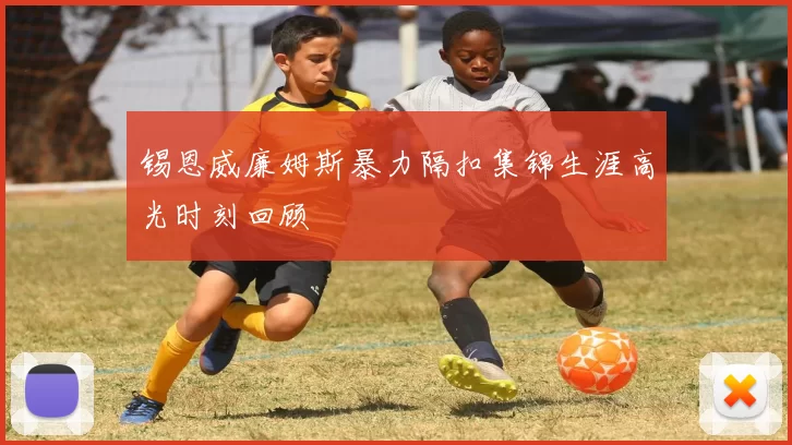 锡恩威廉姆斯暴力隔扣集锦生涯高光时刻回顾